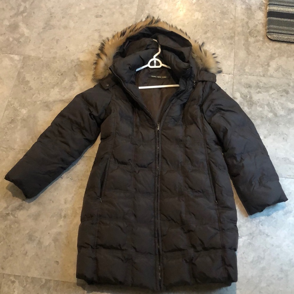 Marc New York Brown Down Jacket Size Small